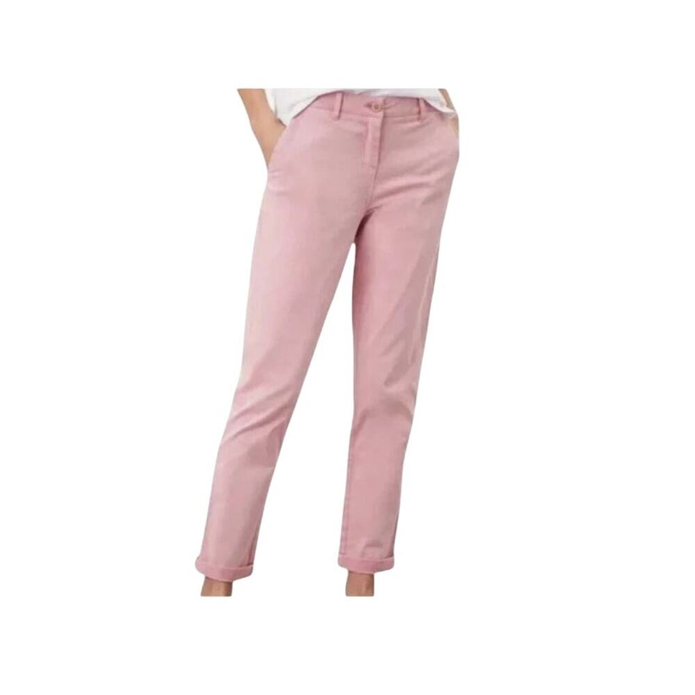 Joules Straight Leg Pants in Dusty Pink